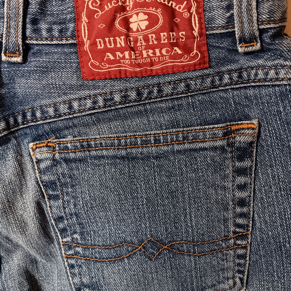 Lucky Brand Women's Denim Jeans with Red Patch